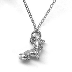 Miniature dachshund Dog Lovers Pet Dog Mom Dog Dad Puppy Gift Charm Necklace